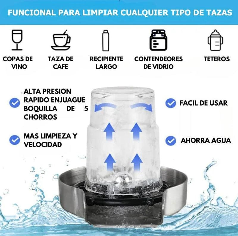 MÁQUINA LAVA VASOS A PRESIÓN – LIMPIEZA RÁPIDA Y EFICAZ AL INSTANTE!