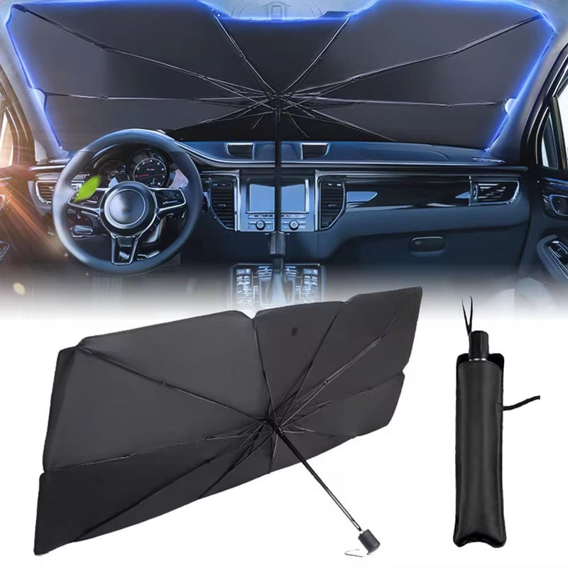 Sombrilla Parasol Para Auto UV50+ con Aislamiento Térmico